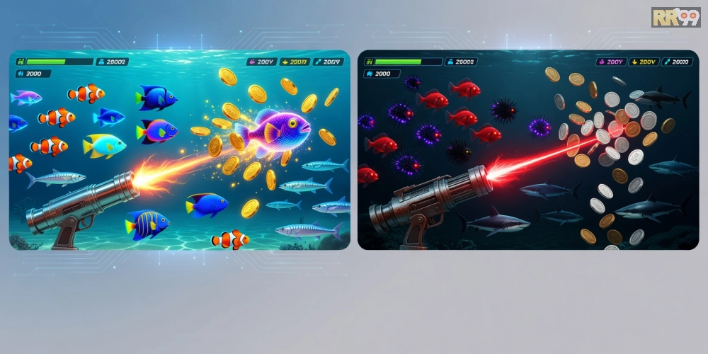 Hình ảnh top game bắn cá đổi thưởng rr99 tại Sunwin với hiệu ứng bắn súng đặc sắc