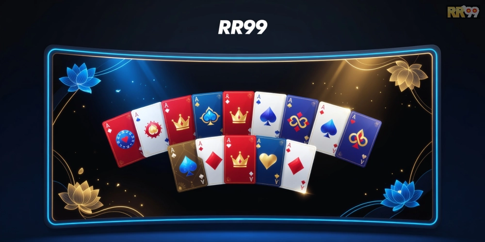 Minh họa top 10 game bài đổi thưởng phổ biến trên nền tảng RR99 với giao diện hấp dẫn