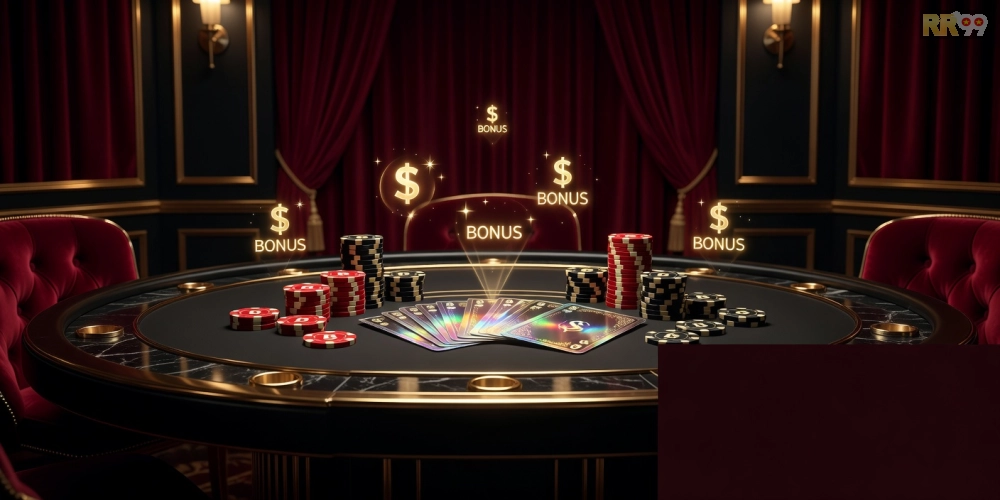 Hình ảnh ưu đãi hấp dẫn trong game Baccarat VIP trên nền tảng RR99