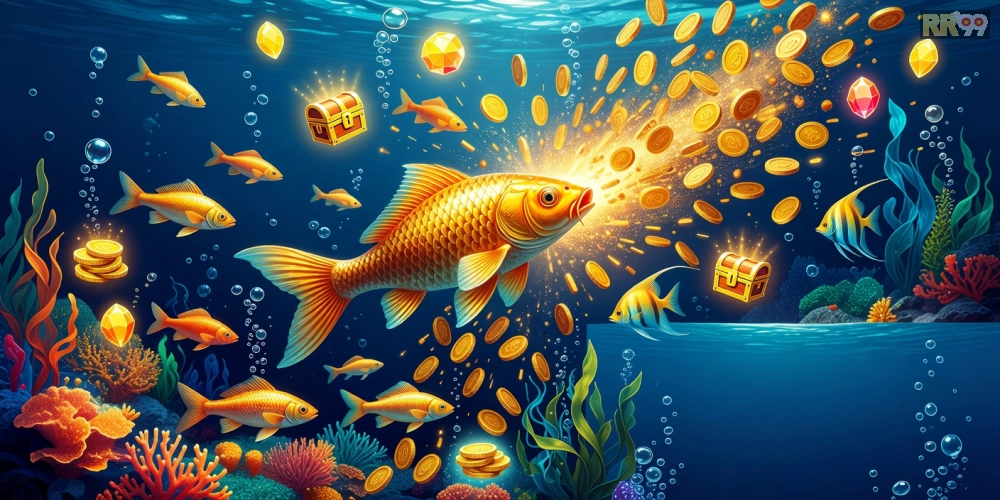 Hình ảnh ưu đãi đặc biệt trong game săn cá vàng rr99 với phần thưởng khủng